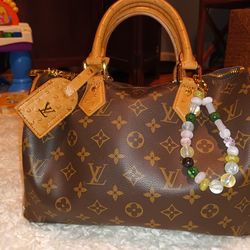 Louie Vuitton Speedy Soft Boho 30 Brown Leather Crossbody Bag