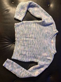 SO Knit Sweater Blue Multicolor