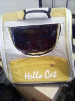 Hello Cat Pet Carrier Backpack