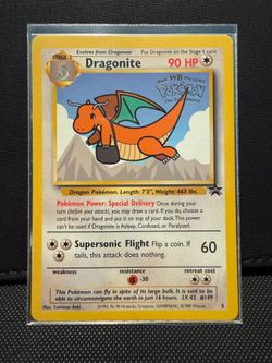Pokemon The first Movie Promo card Dragonite