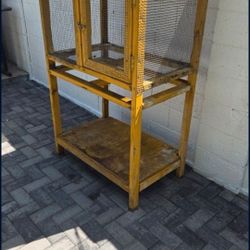 Handmade Wood Rabbit Crate/Cage 