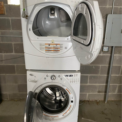 Stackable/Side by Side washer & dryer