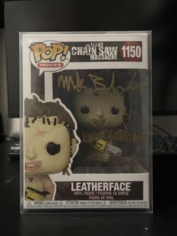 Leather Face Signed Funko Pop