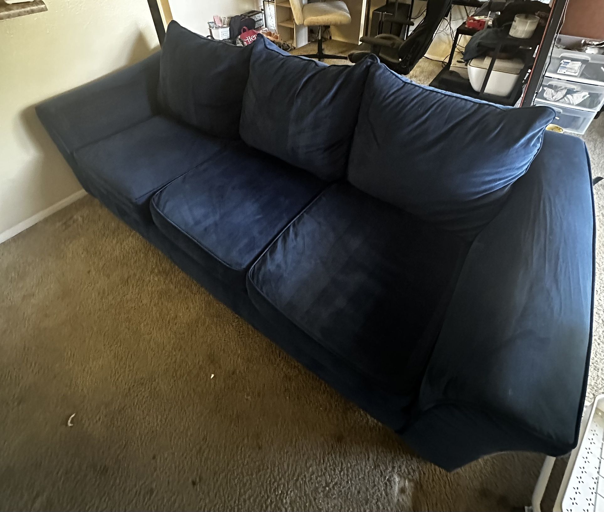 Navy Blue Couch