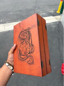 DnD game master wood box