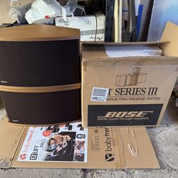 Bose speakers 301 series lll and 901 series VI
