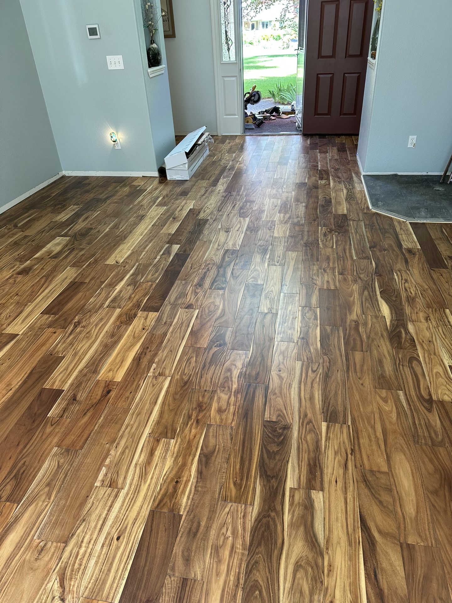 tobacco road acacia vinyl plank 5'' Hand Scraped Hardwood Flooring - Tobacco Road Acacia Flooring, Acacia Hardwood Flooring Makes installation fast and hassle Online Flooring Store | Get