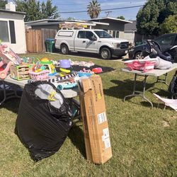 Yard sale just getting started here until 5pm