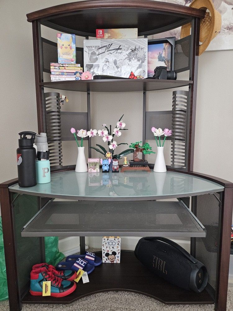Studio RTA Cherry Wood Glass Desk