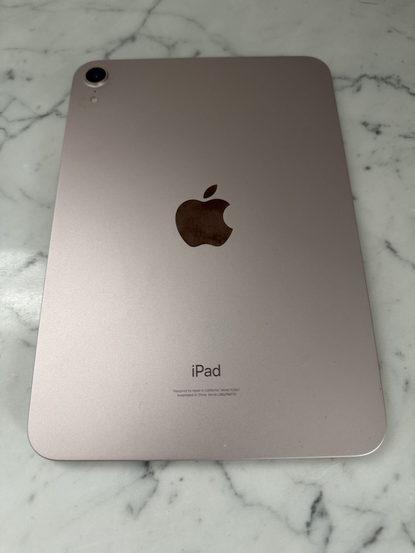 iPad mini 6th Gen 8.3” 64GB Color Starlight/Gold