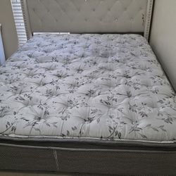 Queen Bed With Mattress