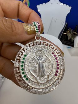 925 sterling silver big pendant high quality dije de plata grande es solido plata Mexicana