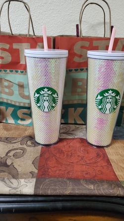 Starbucks White Sequence Tumbler 2020
