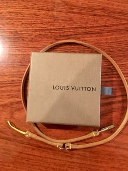 Vintage Louis Vuitton Brown Vachetta Leather Strap 