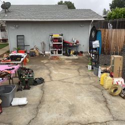 Tools Fishing And Garage Items