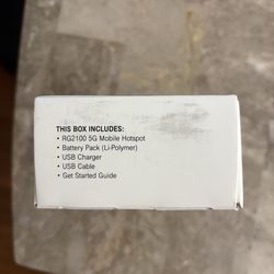 Brand new JEXtream RG2100 5g hotspot