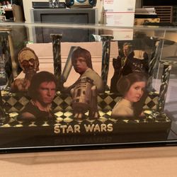 Star Wars mixed media sculpture one-of-a-kind large piece custom display case available upon 