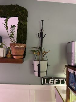 Leather Daddy Macrame Plant Hanger