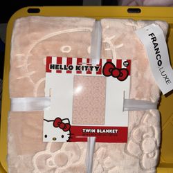 Twin Hello Kitty Blanket 