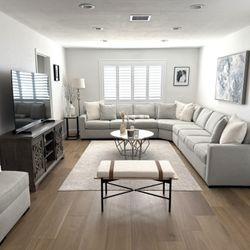 Living Spaces Oversized Sectional 