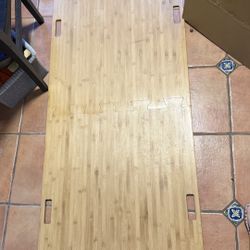 Bamboo Root board for yoga