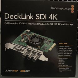 Dell XPS 8940 Intel i5-10400 Desktop PC with Blackmagic Design Decklink SDI 4K