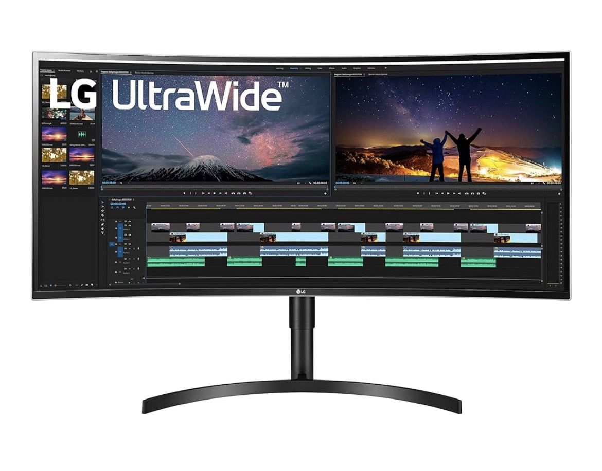 38” LG UltraWide Monitor (38WN75C-B) Available in LA/San Diego