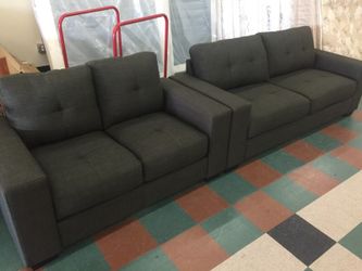 New grey couch set !