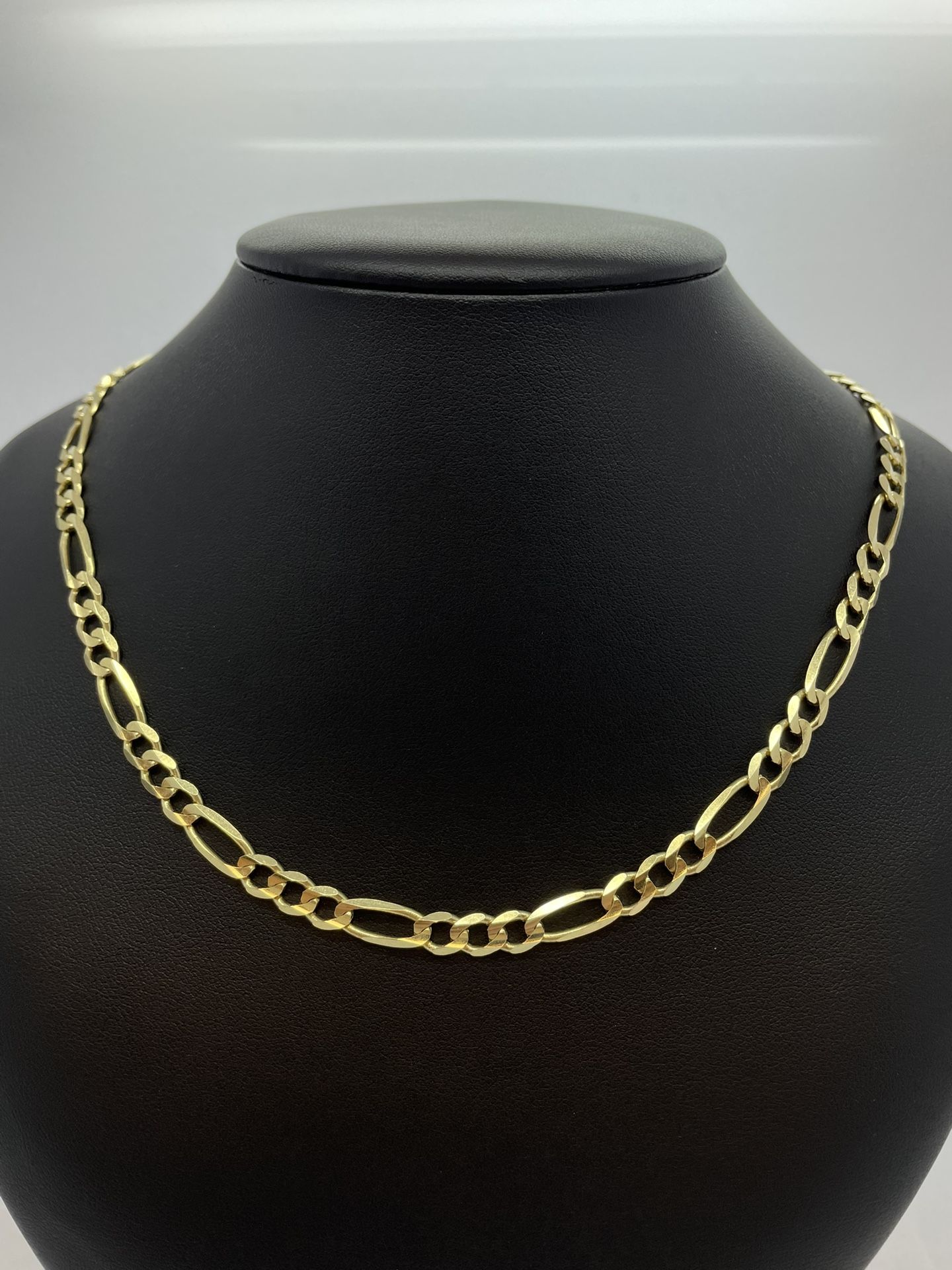 Gold Chain Figaro Style 14K New