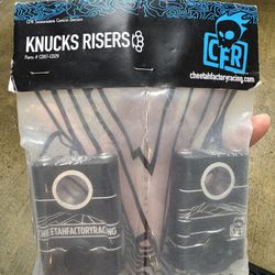 snowmobile Riser 2" Cheeta factory racing NEW knucks