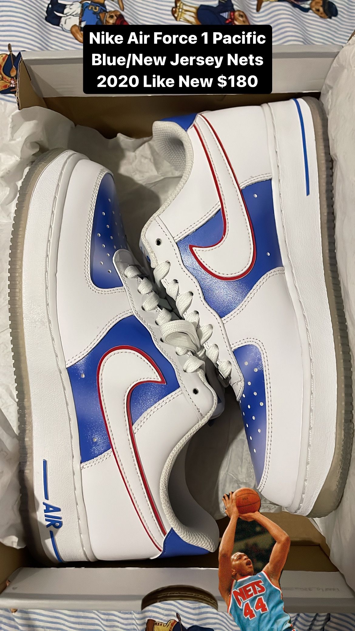 Nike Air Force 'Pacific Blue' Men's Size