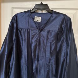 Graduation Gown In Blue From Centennial, Hs
