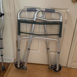 New Walker And Crutches