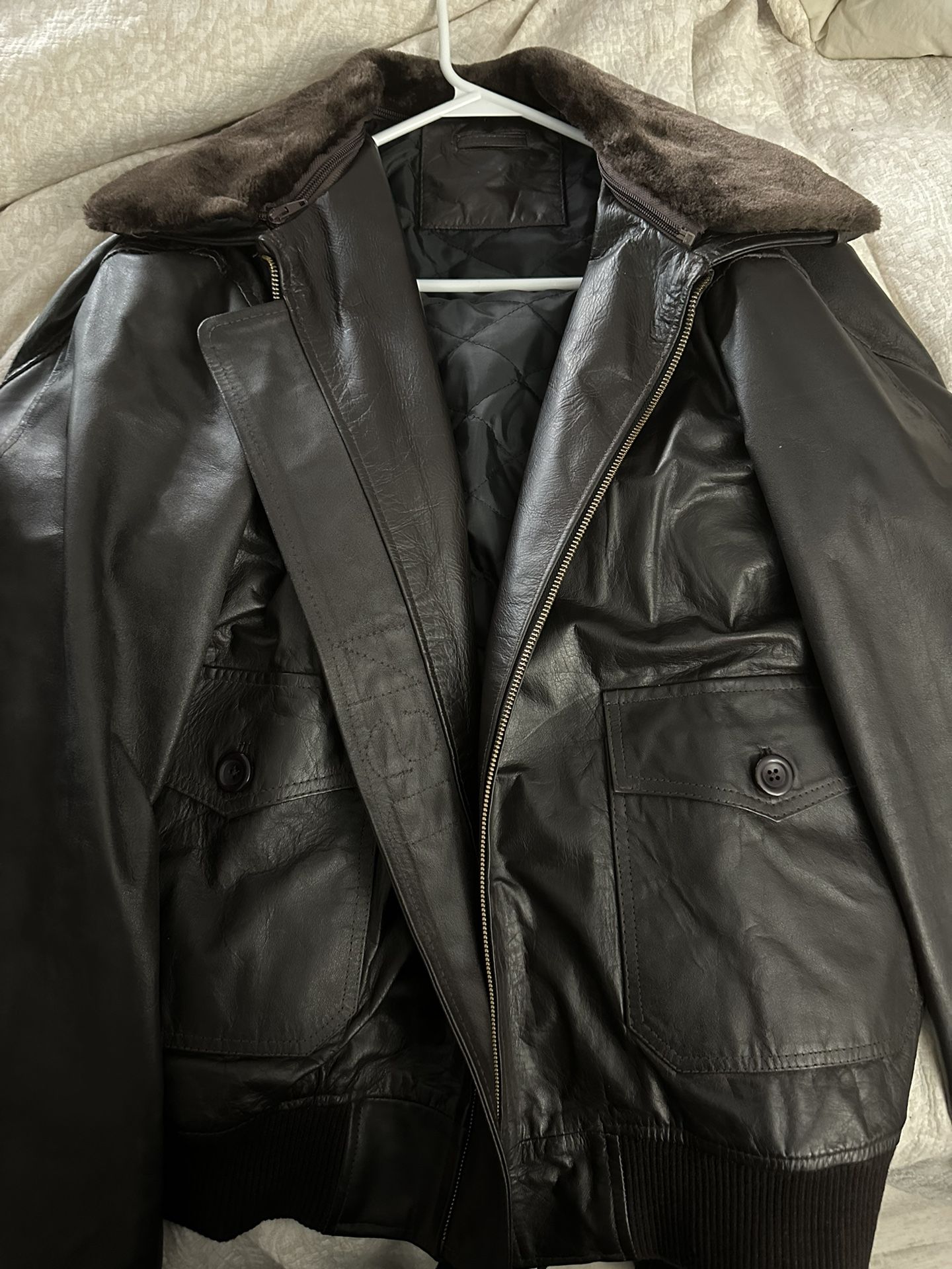 Leather Flight Jacket