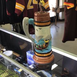 Ceramic Whaling Stein 20”