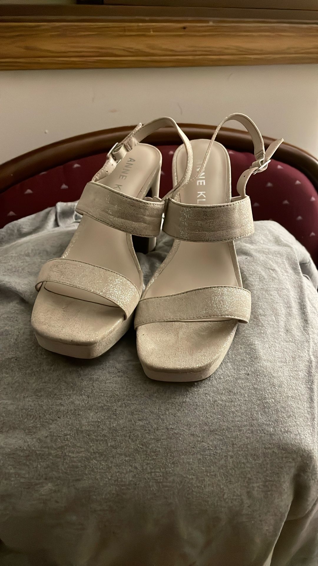 Gold High Heels