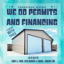 TOP RATED QUALITY & CERTIFIED, GARAGES,  SHEDS, METAL CARPORTS ALL FULLY CUSTOMIZED CALL 209-382-6326
