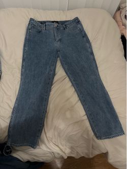 WHBM High Rise Sculpt Straight Jeans Size 12