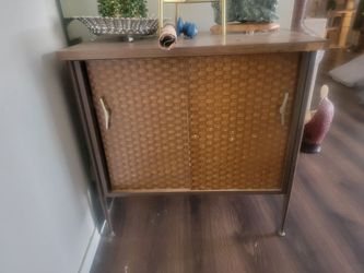 Wood bamboo cabinet