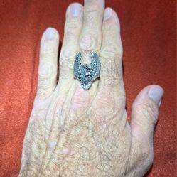 Stainless Steel Eagle Ring 