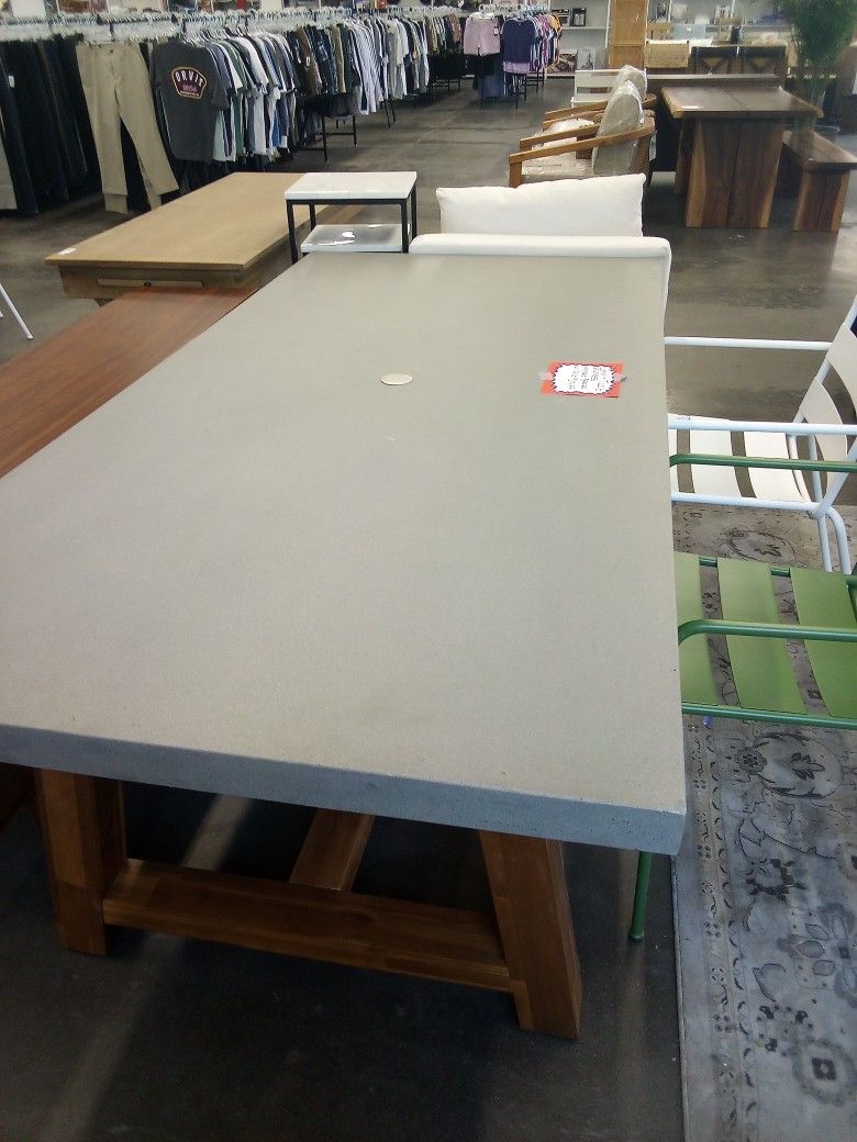 Cement Table
