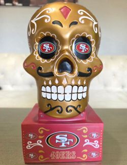 San Francisco 49ers Sugar Skull Figurine
