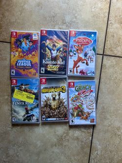 Nintendo switch games new  $15each one or 2 for $25 price firm