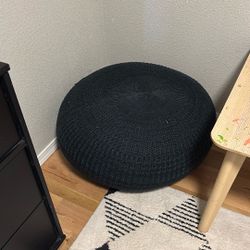 Dark Blue Pouff