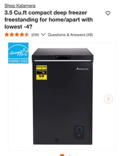 Small freezer