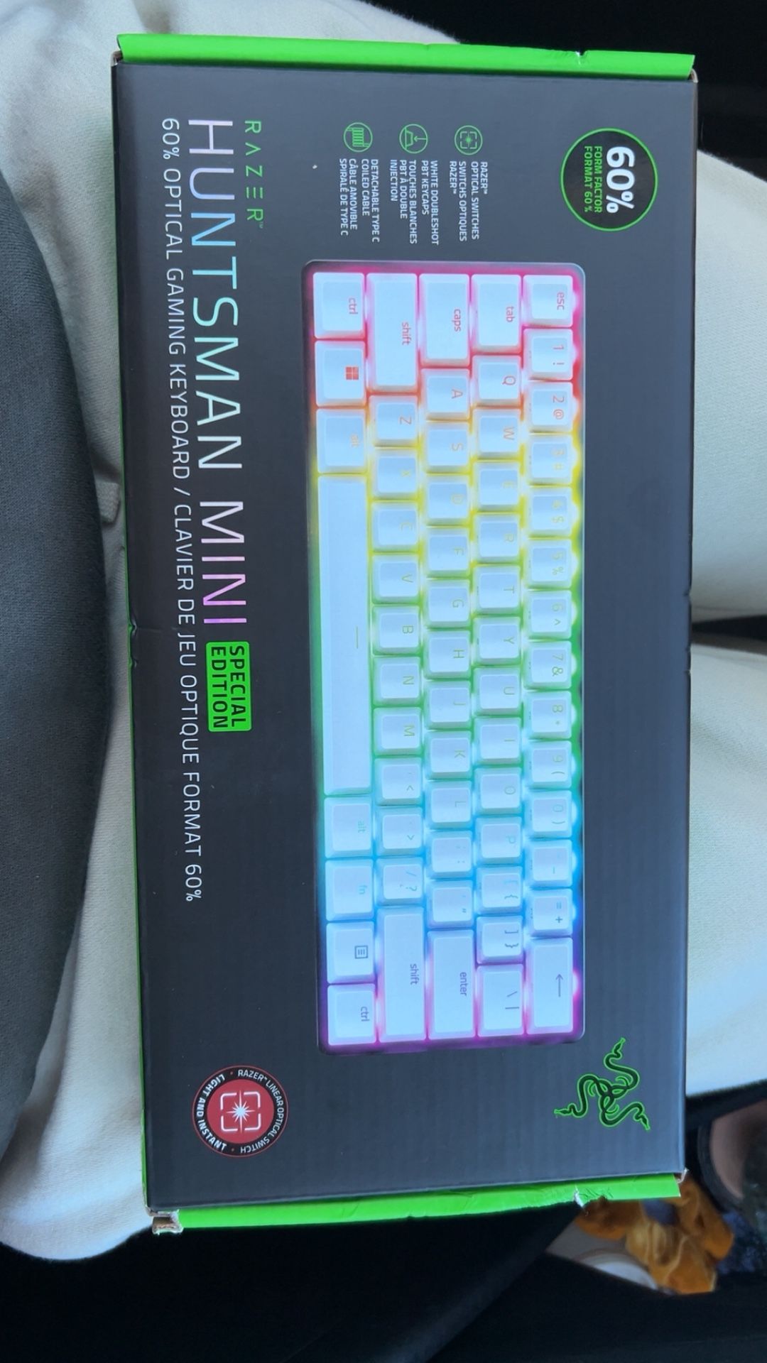 Razer Huntsman Mini (White)