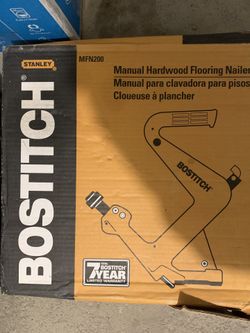 Bostitch MFN-201 Manual Hardwood Flooring Cleat Nailer, 1-1/2" to 2" #MFN-200