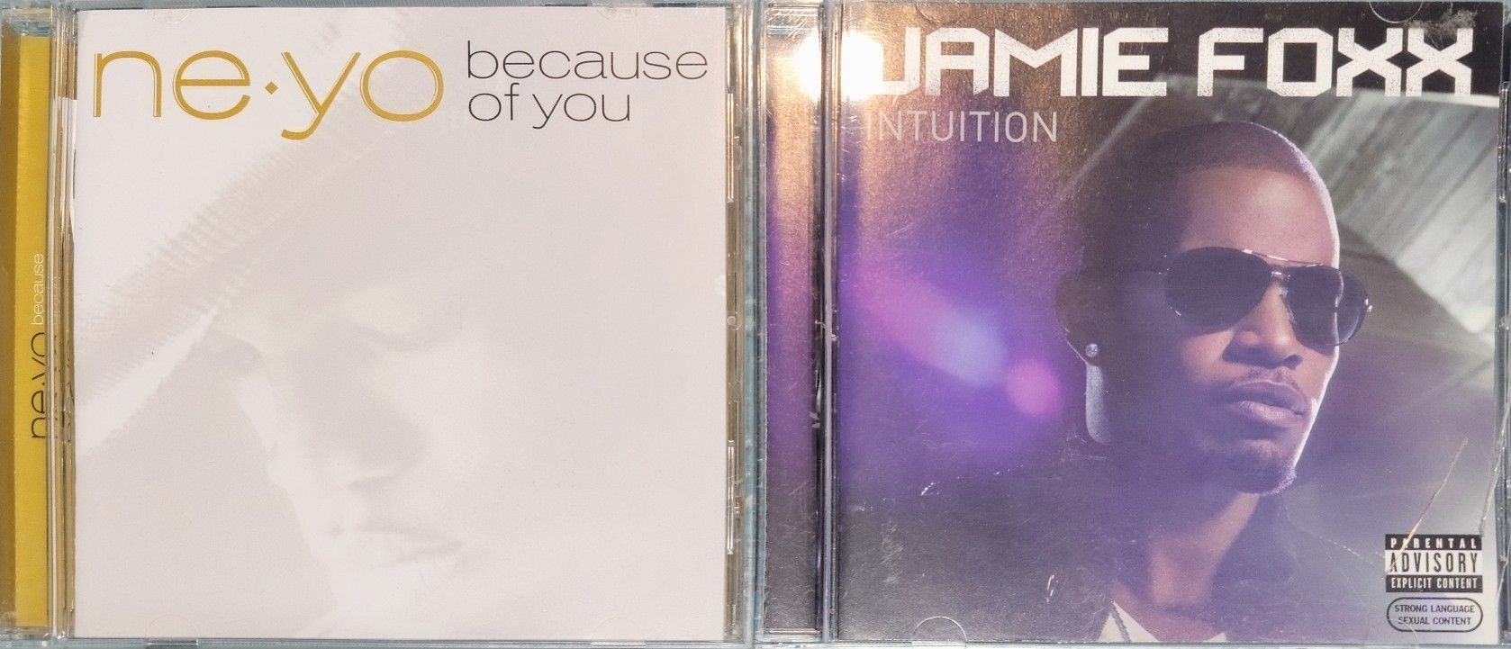 Two CD's Jamie Foxx Intuition & Ne-Yo Because Of You