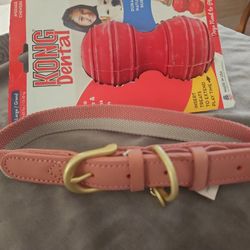 Dog Collar  And  Kong 