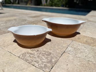 VINTAGE CORNING WARE PYREX BOWLS